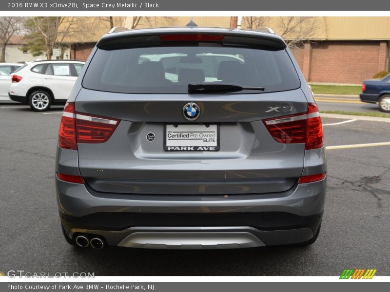 Space Grey Metallic / Black 2016 BMW X3 xDrive28i