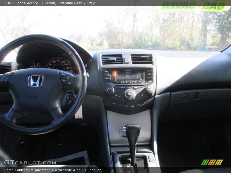Graphite Pearl / Gray 2003 Honda Accord EX Sedan
