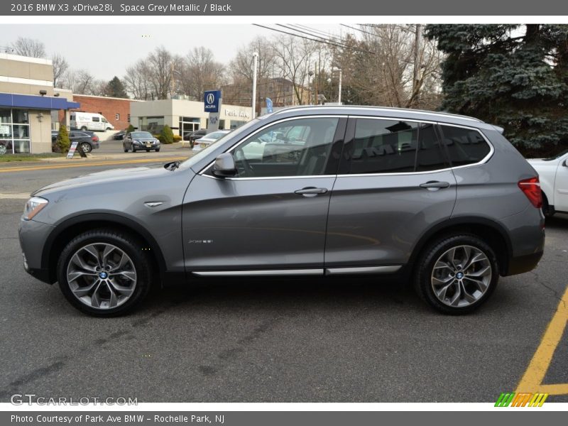 Space Grey Metallic / Black 2016 BMW X3 xDrive28i
