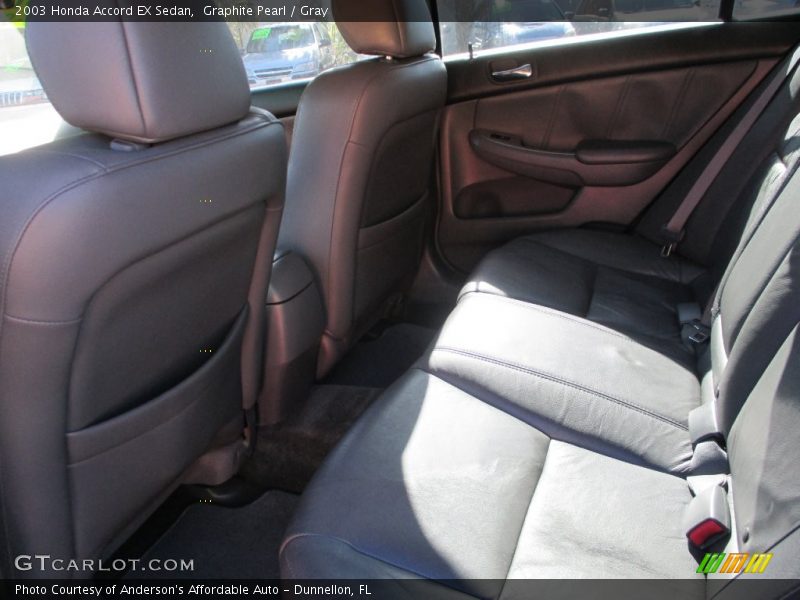 Graphite Pearl / Gray 2003 Honda Accord EX Sedan