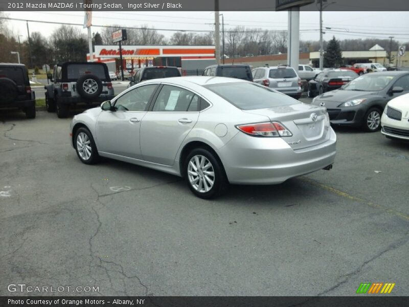 Ingot Silver / Black 2012 Mazda MAZDA6 i Touring Sedan