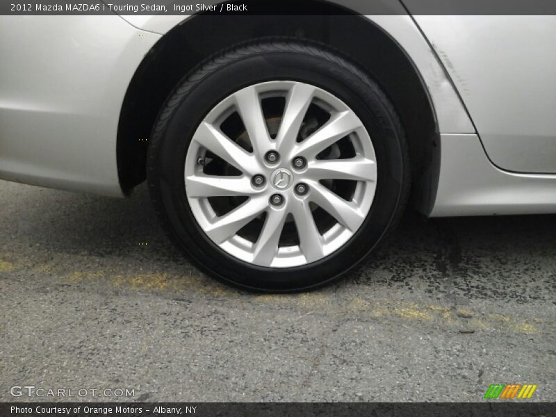 Ingot Silver / Black 2012 Mazda MAZDA6 i Touring Sedan