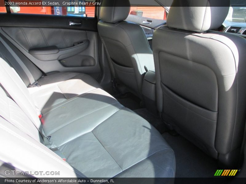 Graphite Pearl / Gray 2003 Honda Accord EX Sedan