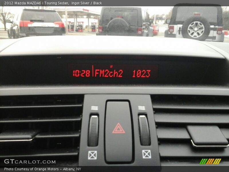 Ingot Silver / Black 2012 Mazda MAZDA6 i Touring Sedan