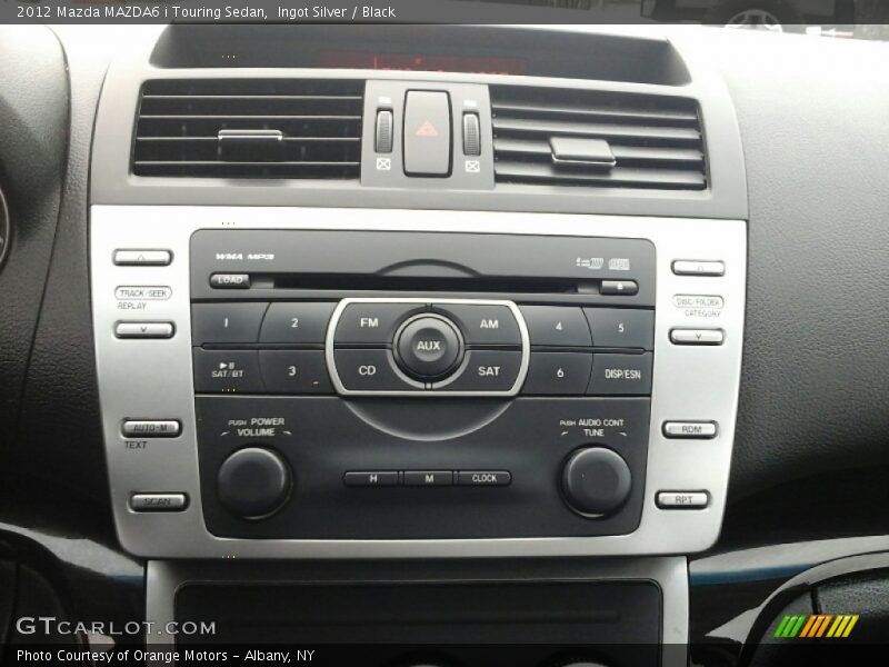 Ingot Silver / Black 2012 Mazda MAZDA6 i Touring Sedan