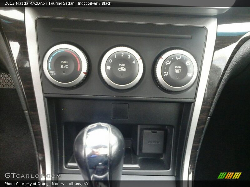 Ingot Silver / Black 2012 Mazda MAZDA6 i Touring Sedan