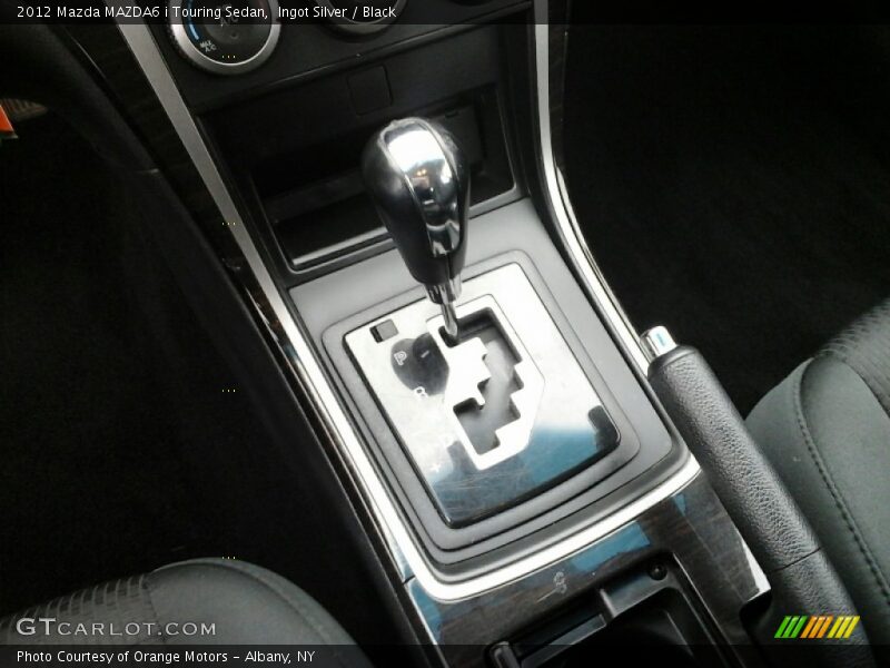 Ingot Silver / Black 2012 Mazda MAZDA6 i Touring Sedan