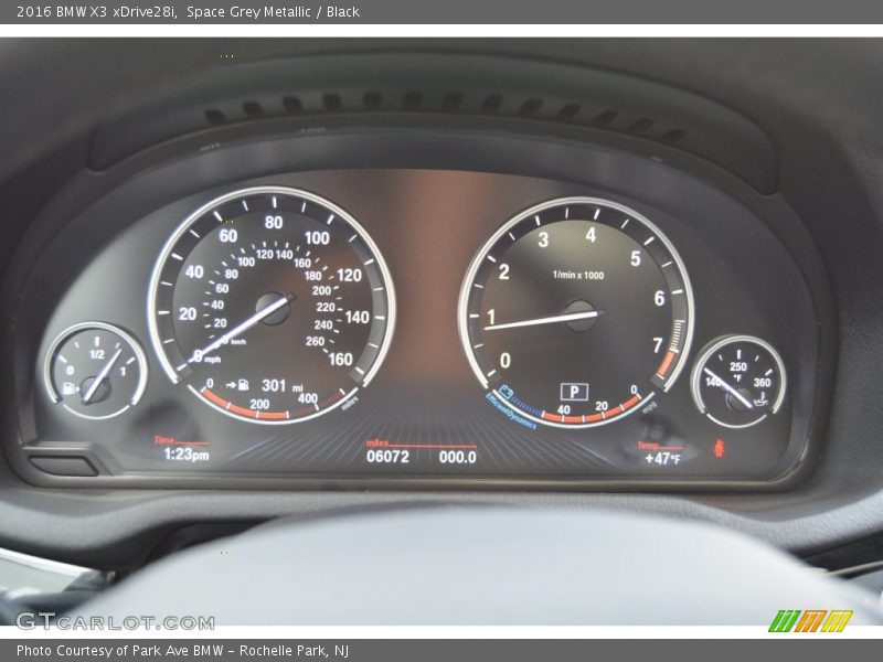 Space Grey Metallic / Black 2016 BMW X3 xDrive28i