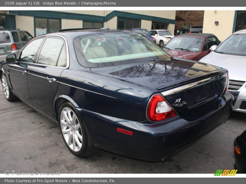 Indigo Blue Metallic / Champagne/Mocha 2008 Jaguar XJ XJ8