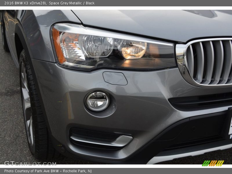 Space Grey Metallic / Black 2016 BMW X3 xDrive28i
