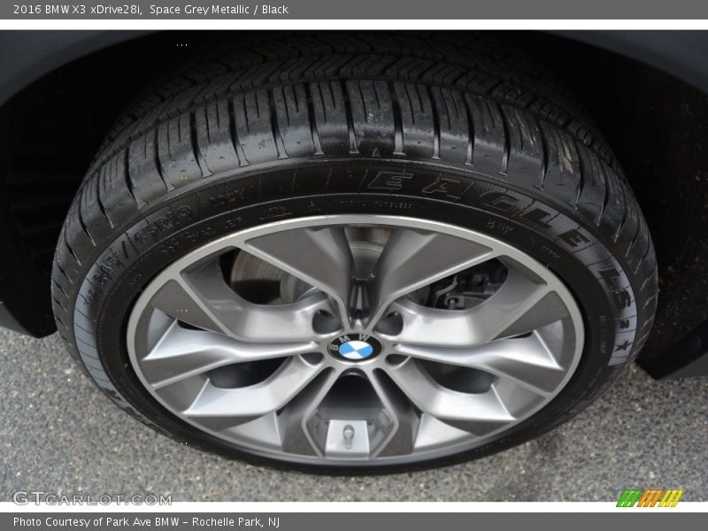 Space Grey Metallic / Black 2016 BMW X3 xDrive28i