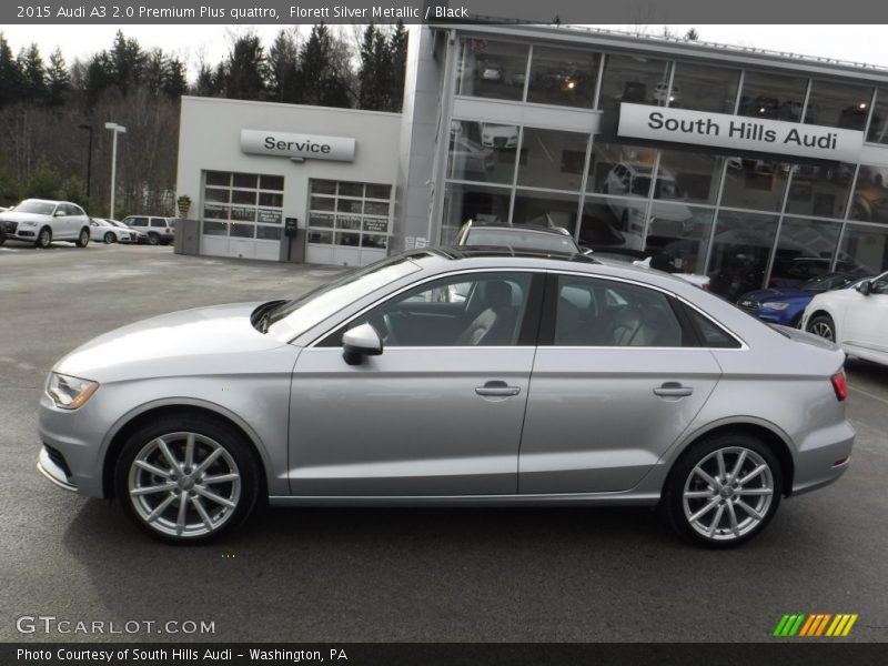 Florett Silver Metallic / Black 2015 Audi A3 2.0 Premium Plus quattro