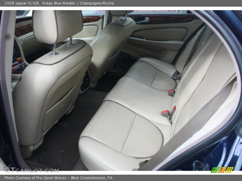 Indigo Blue Metallic / Champagne/Mocha 2008 Jaguar XJ XJ8