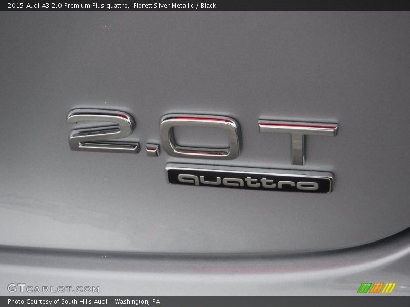 Florett Silver Metallic / Black 2015 Audi A3 2.0 Premium Plus quattro