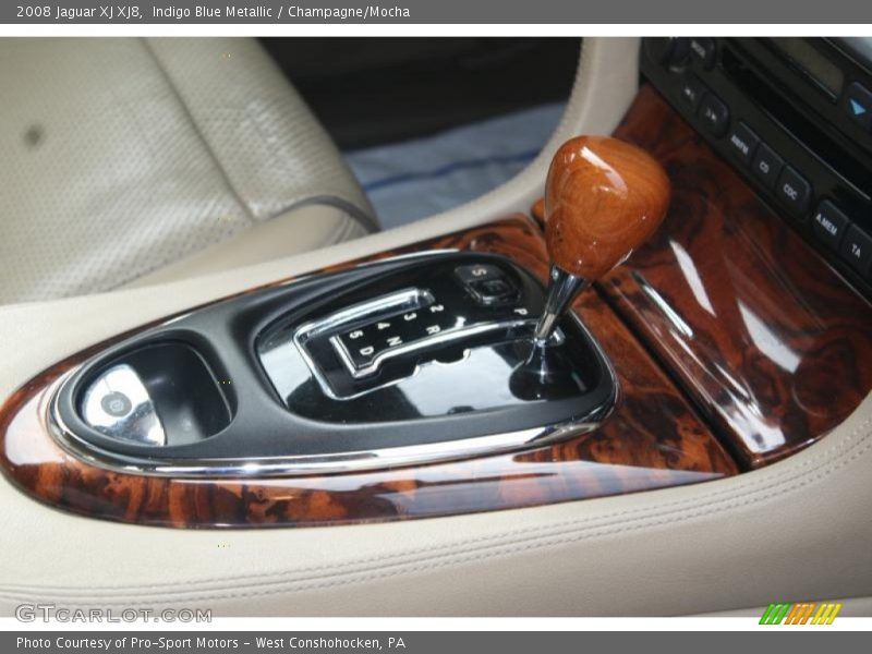 Indigo Blue Metallic / Champagne/Mocha 2008 Jaguar XJ XJ8