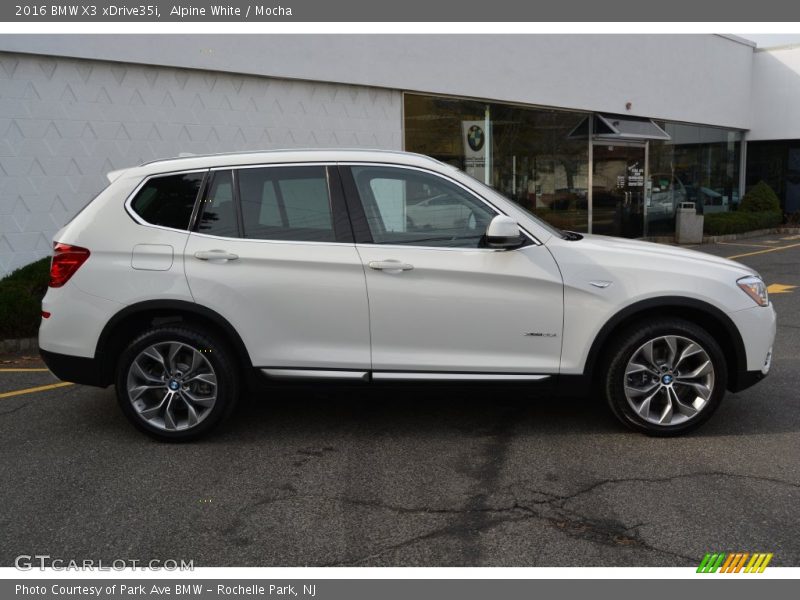 Alpine White / Mocha 2016 BMW X3 xDrive35i