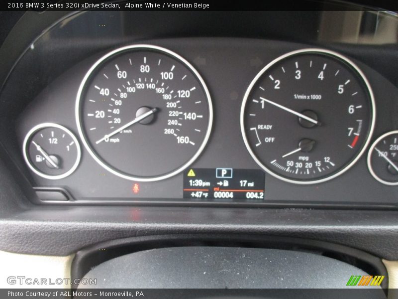 Alpine White / Venetian Beige 2016 BMW 3 Series 320i xDrive Sedan