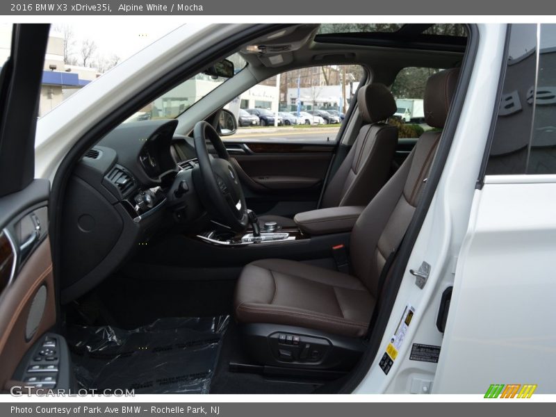 Alpine White / Mocha 2016 BMW X3 xDrive35i