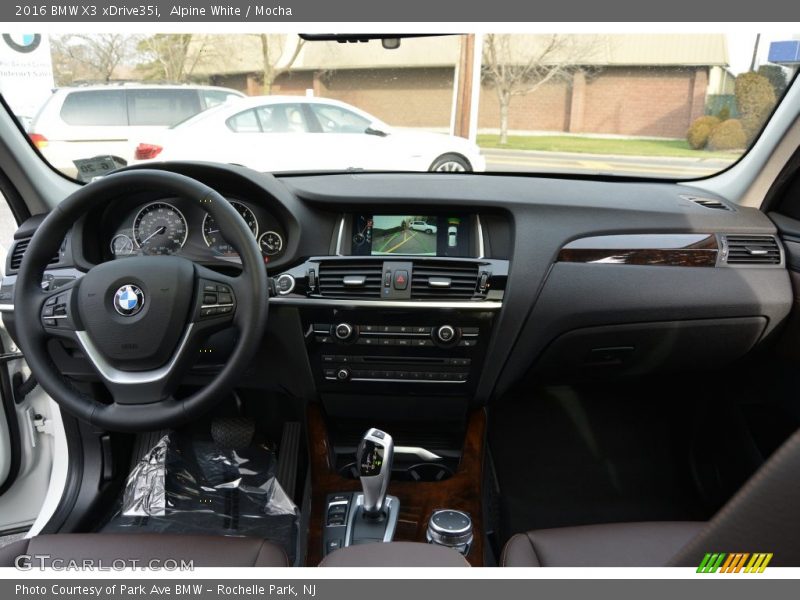 Alpine White / Mocha 2016 BMW X3 xDrive35i