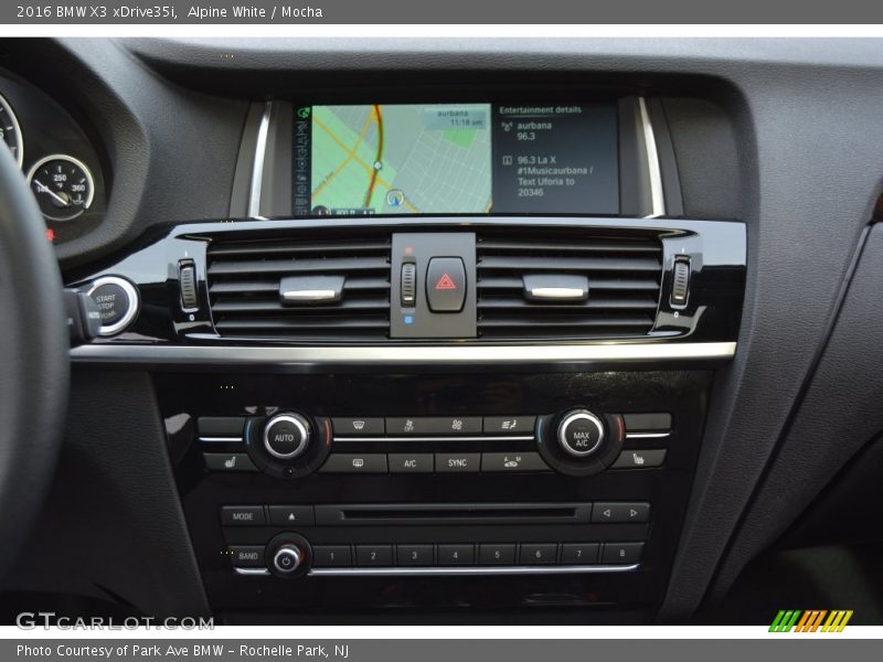 Alpine White / Mocha 2016 BMW X3 xDrive35i