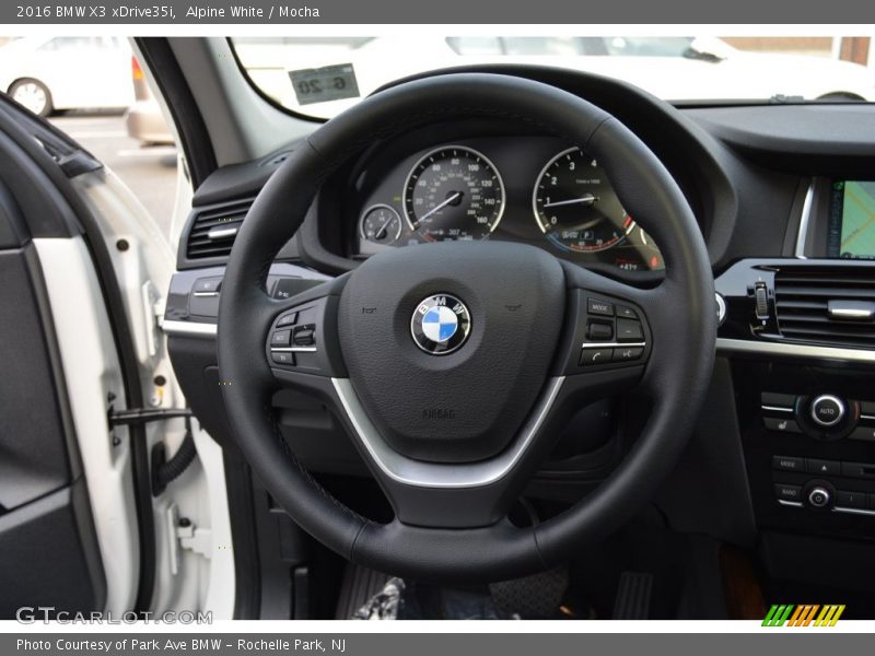 Alpine White / Mocha 2016 BMW X3 xDrive35i