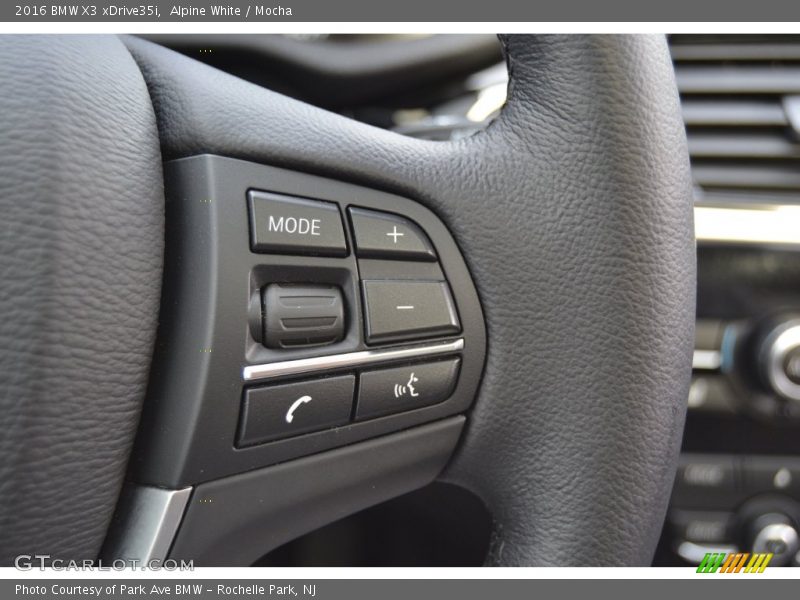 Alpine White / Mocha 2016 BMW X3 xDrive35i