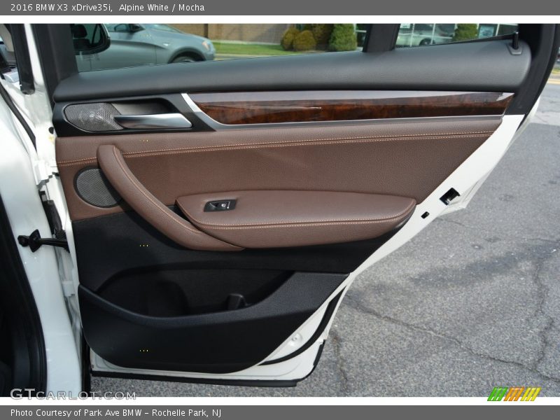 Alpine White / Mocha 2016 BMW X3 xDrive35i