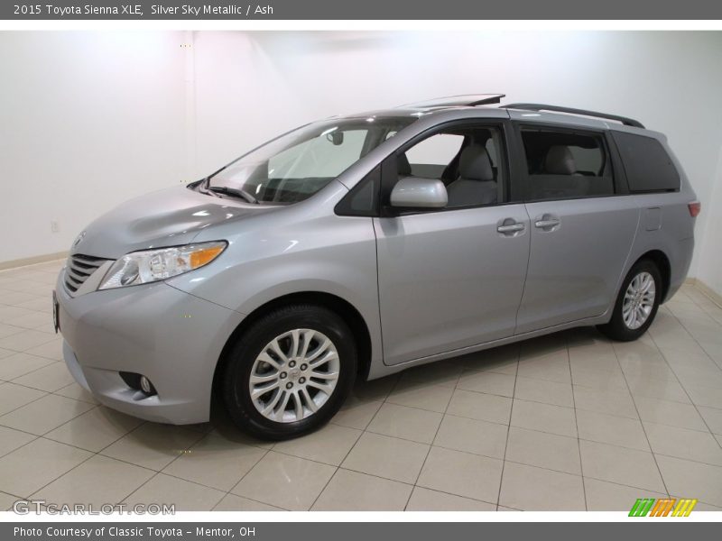 Silver Sky Metallic / Ash 2015 Toyota Sienna XLE