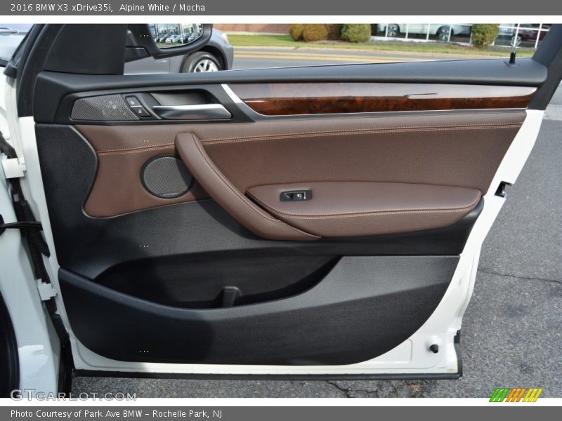 Alpine White / Mocha 2016 BMW X3 xDrive35i