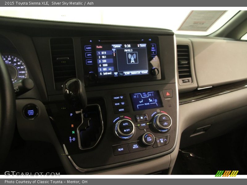 Silver Sky Metallic / Ash 2015 Toyota Sienna XLE
