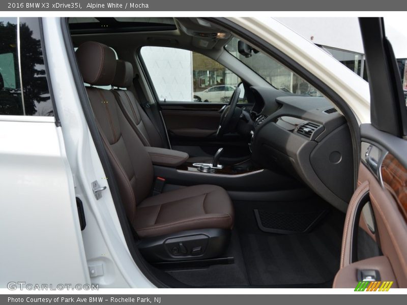 Alpine White / Mocha 2016 BMW X3 xDrive35i