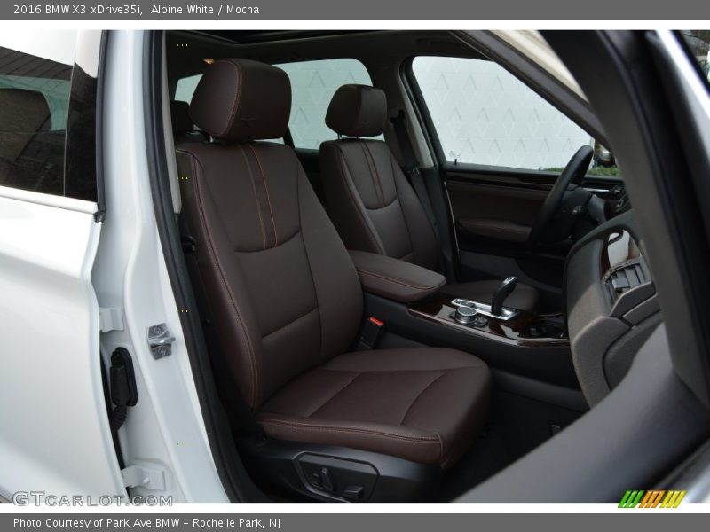 Alpine White / Mocha 2016 BMW X3 xDrive35i