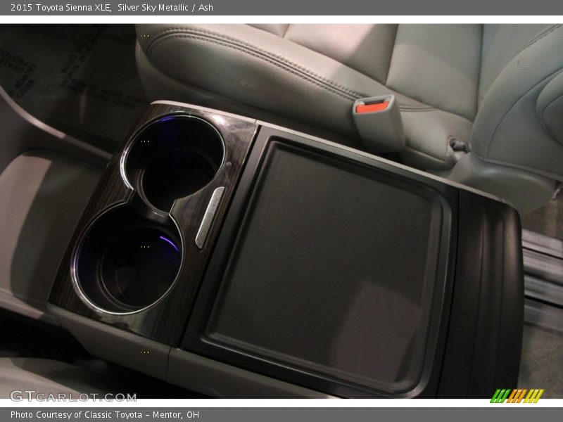 Silver Sky Metallic / Ash 2015 Toyota Sienna XLE