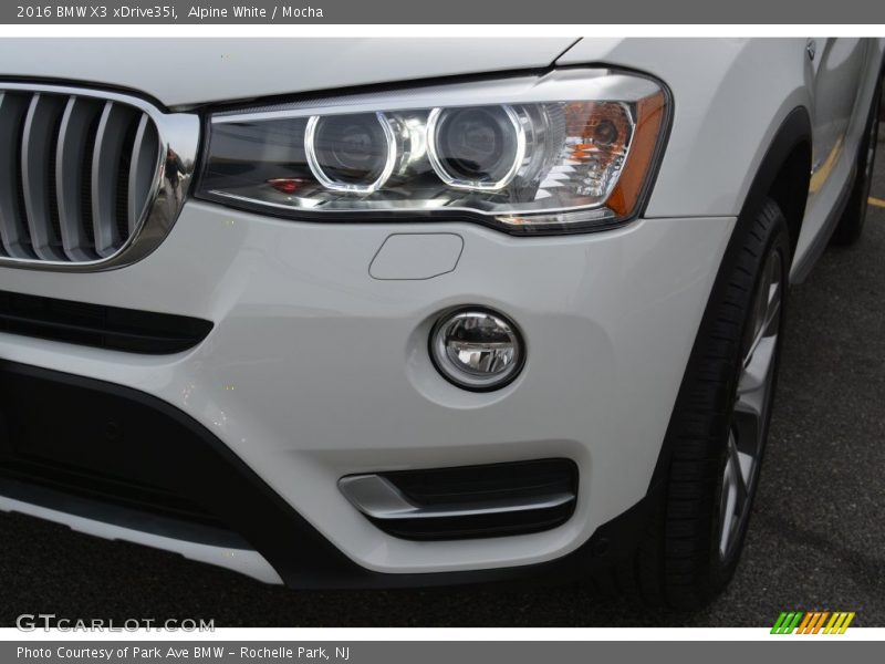 Alpine White / Mocha 2016 BMW X3 xDrive35i
