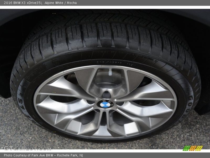Alpine White / Mocha 2016 BMW X3 xDrive35i