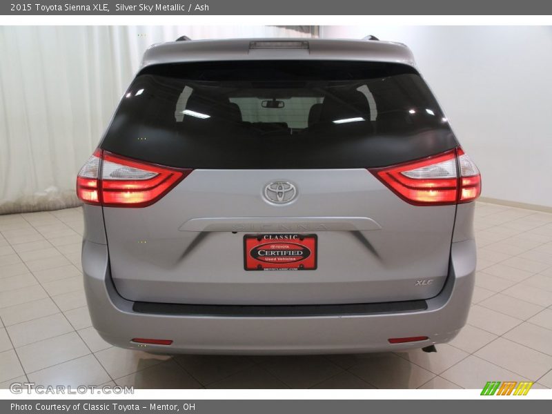 Silver Sky Metallic / Ash 2015 Toyota Sienna XLE