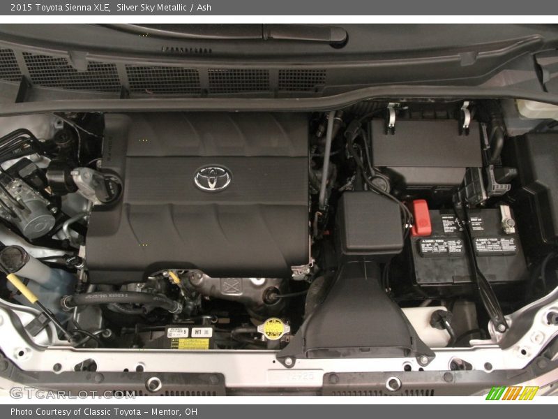 Silver Sky Metallic / Ash 2015 Toyota Sienna XLE