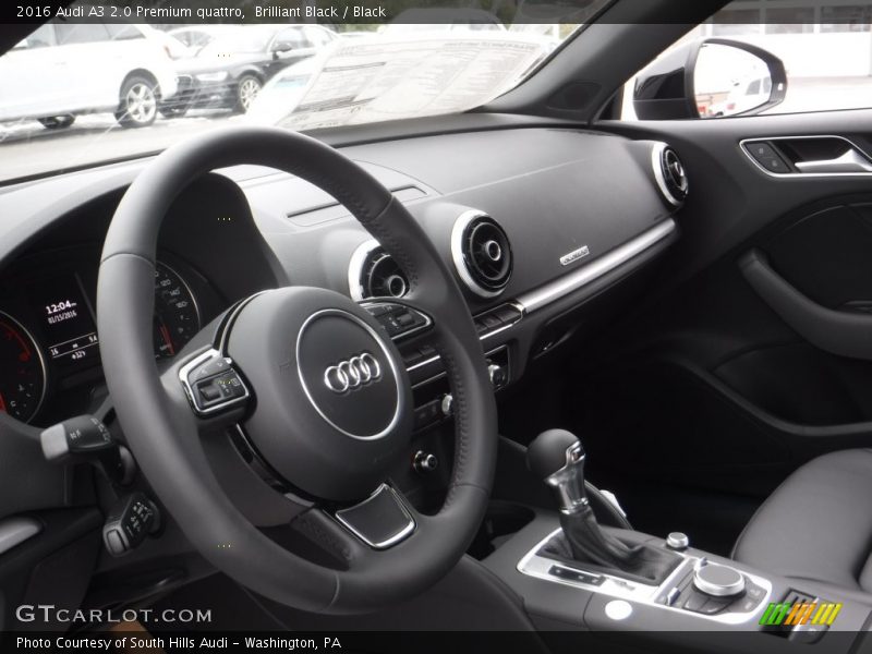 Brilliant Black / Black 2016 Audi A3 2.0 Premium quattro