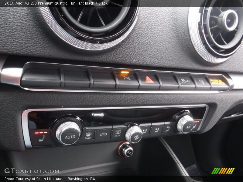 Brilliant Black / Black 2016 Audi A3 2.0 Premium quattro