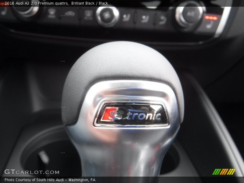 Brilliant Black / Black 2016 Audi A3 2.0 Premium quattro