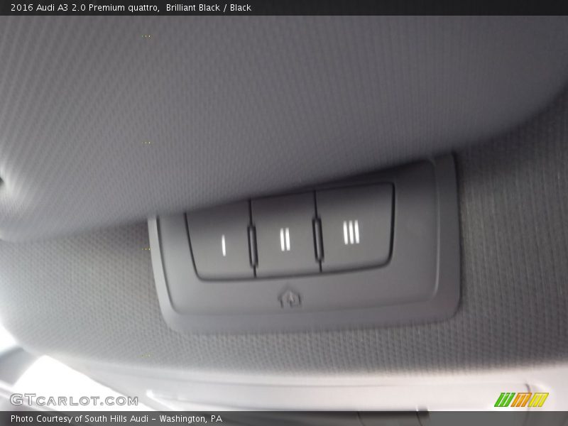 Brilliant Black / Black 2016 Audi A3 2.0 Premium quattro