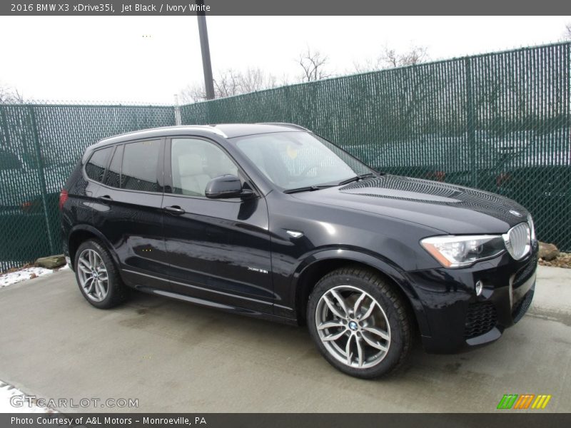 Jet Black / Ivory White 2016 BMW X3 xDrive35i