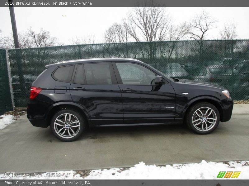 Jet Black / Ivory White 2016 BMW X3 xDrive35i