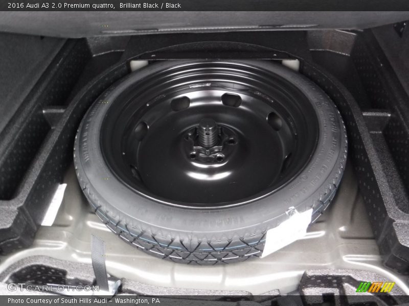 Brilliant Black / Black 2016 Audi A3 2.0 Premium quattro
