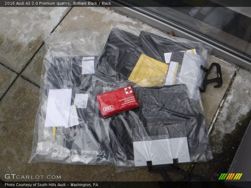 Brilliant Black / Black 2016 Audi A3 2.0 Premium quattro