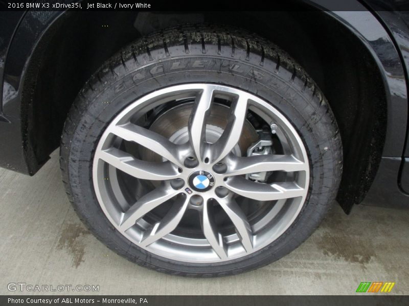 Jet Black / Ivory White 2016 BMW X3 xDrive35i