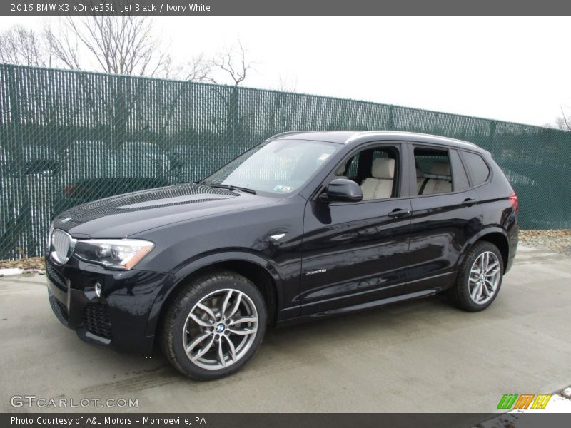 Jet Black / Ivory White 2016 BMW X3 xDrive35i