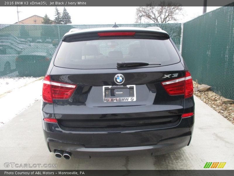 Jet Black / Ivory White 2016 BMW X3 xDrive35i