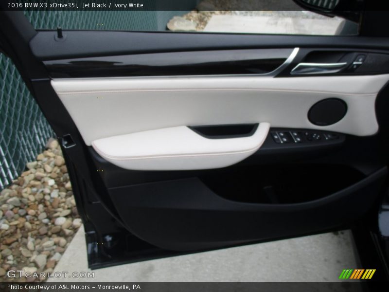 Jet Black / Ivory White 2016 BMW X3 xDrive35i