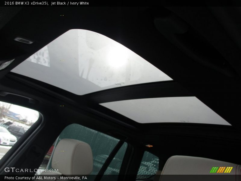 Jet Black / Ivory White 2016 BMW X3 xDrive35i
